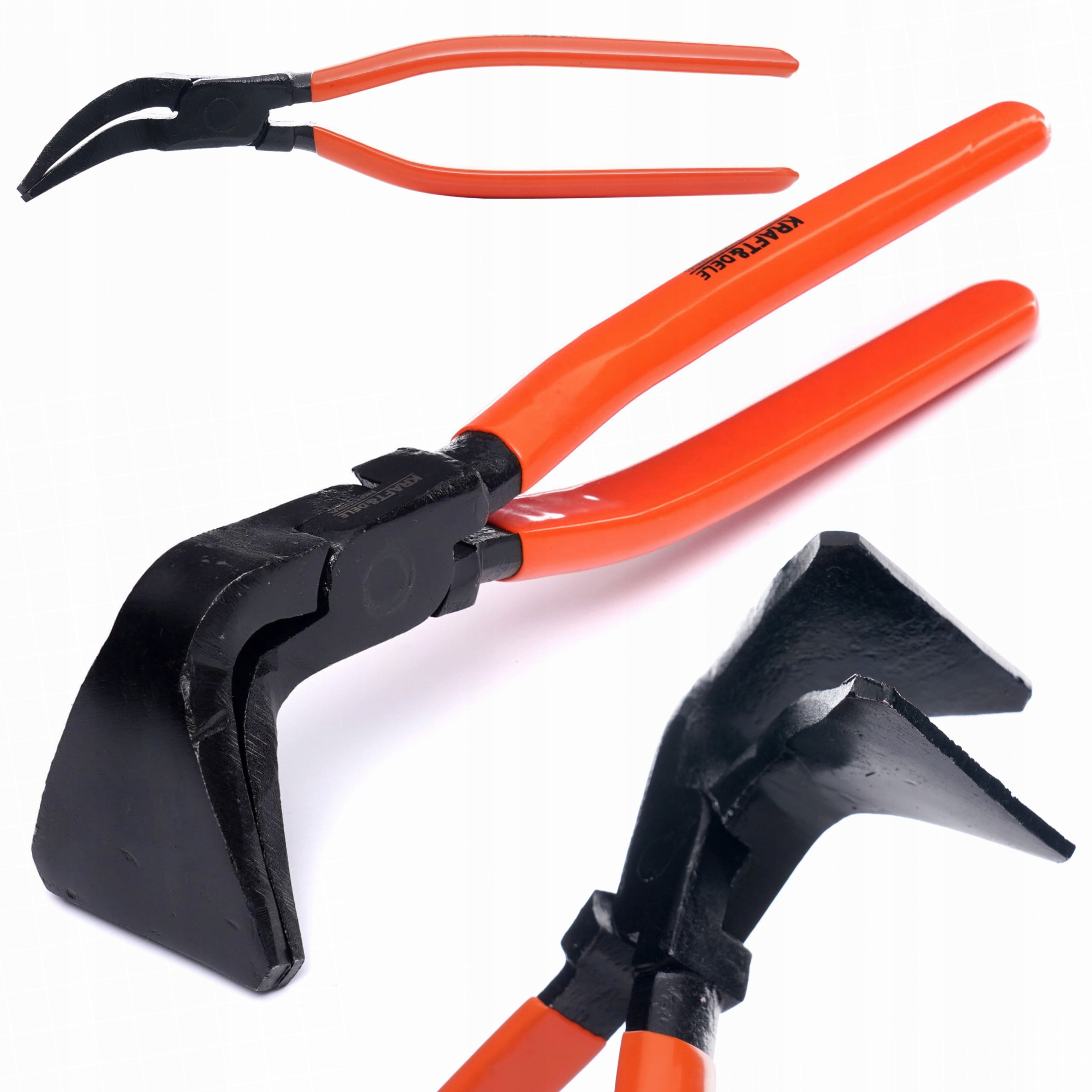 KRAFT&DELE SZCZYPCE KLESZCZE DEKARSKIE DO GIĘCIA BLACHY 90° 275mm KD10452