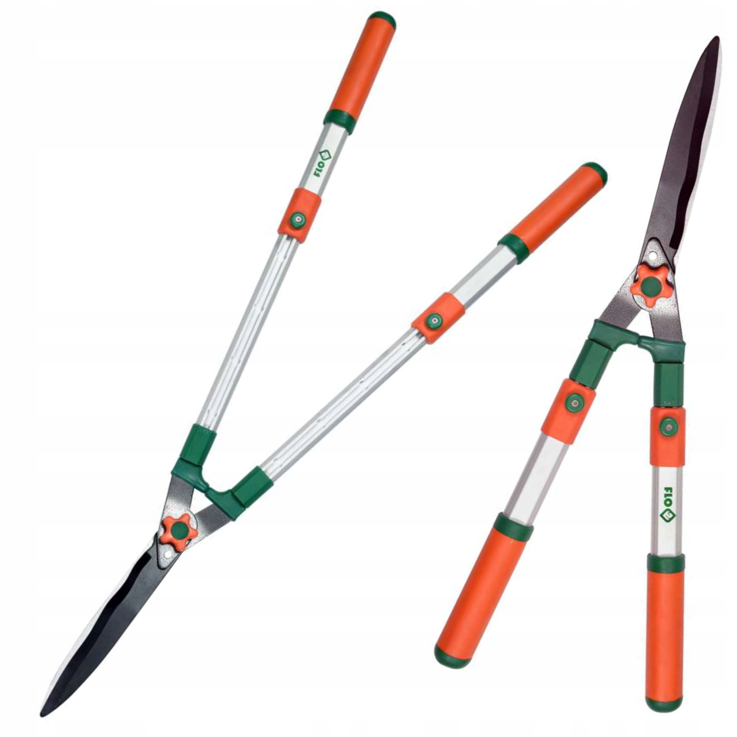 FLO ALUMINIOWE NOŻYCE TELESKOPOWE RĘCZNE DO ŻYWOPŁOTU 650-860MM FLO 99009