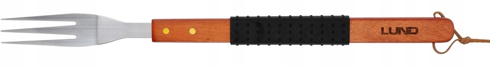 ZESTAW SZTUĆCÓW DO GRILLOWANIA 3 SZTUKI DREWNIANA RĘKOJEŚĆ 99845