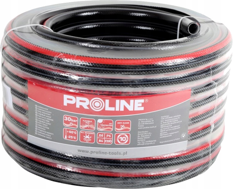 PROLINE WĄŻ OGRODOWY 1/2'' 20m + ZRASZACZ PISTOLET
