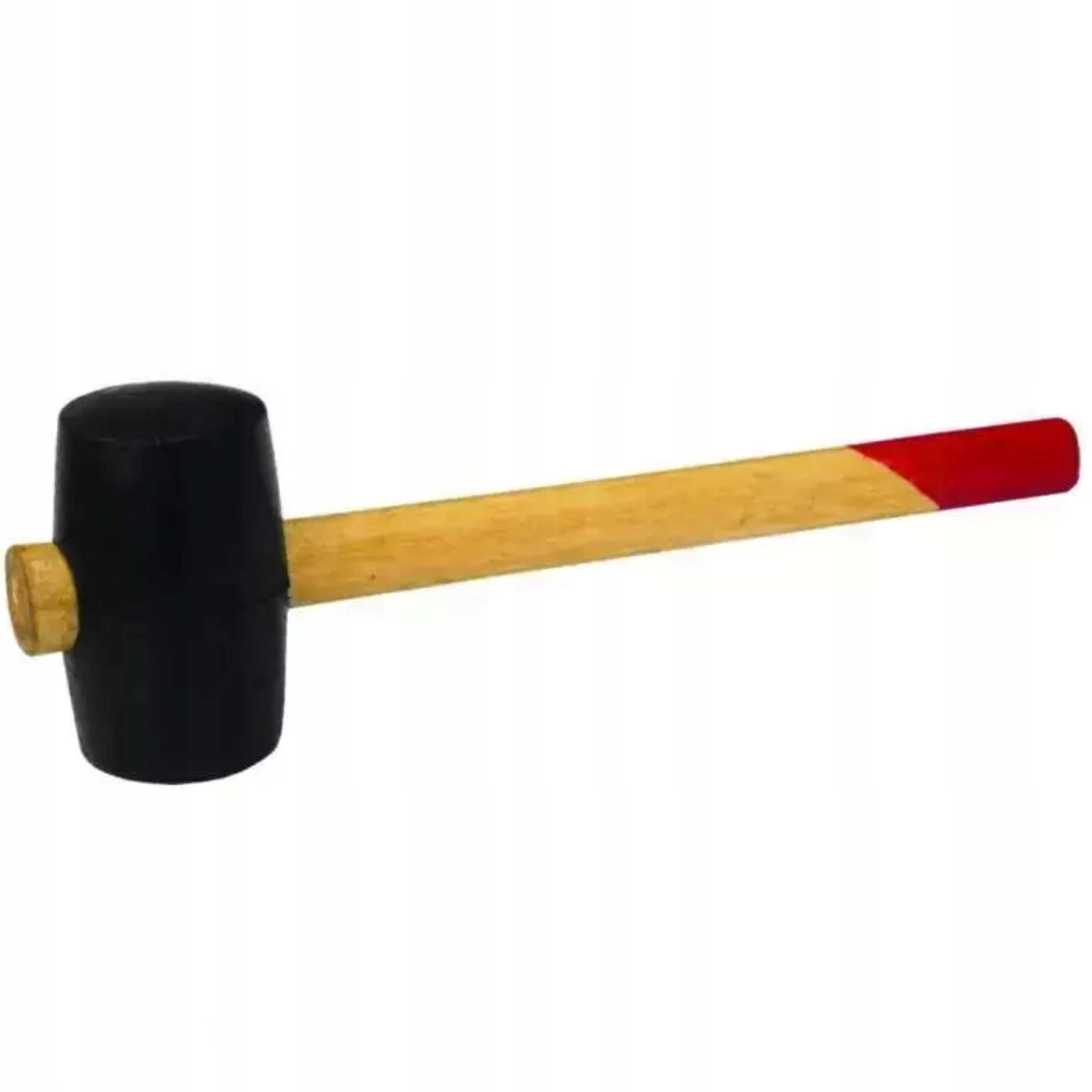 DEDRA MŁOTEK BLACHARSKI GUMOWY CZARNY ŚR 65MM 570G DREWNIANY TRZONEK 13M252
