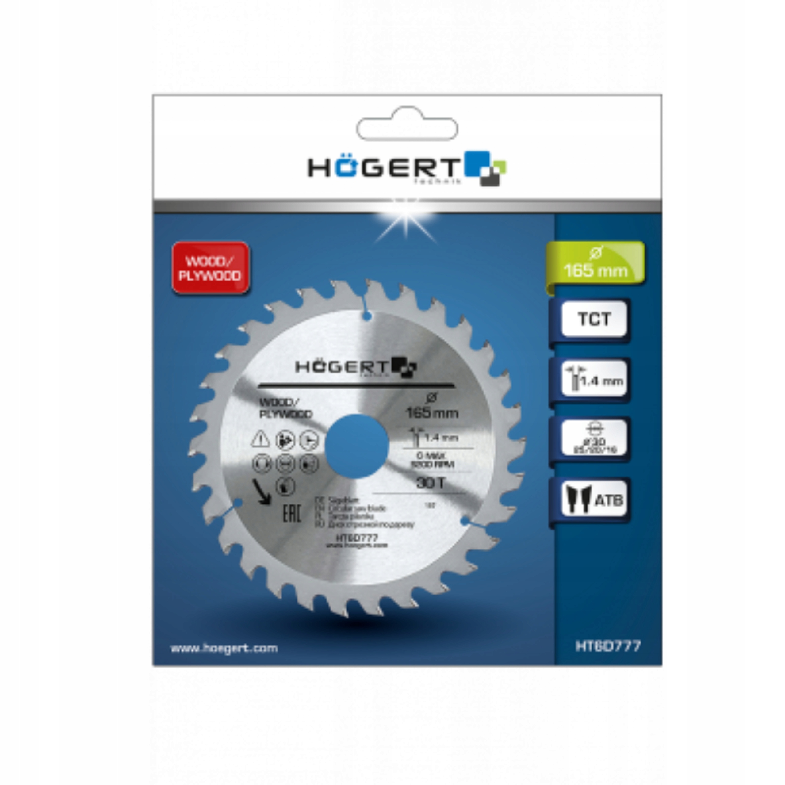 HOEGERT TARCZA PILARSKA 165x30Tx30 HT6D777