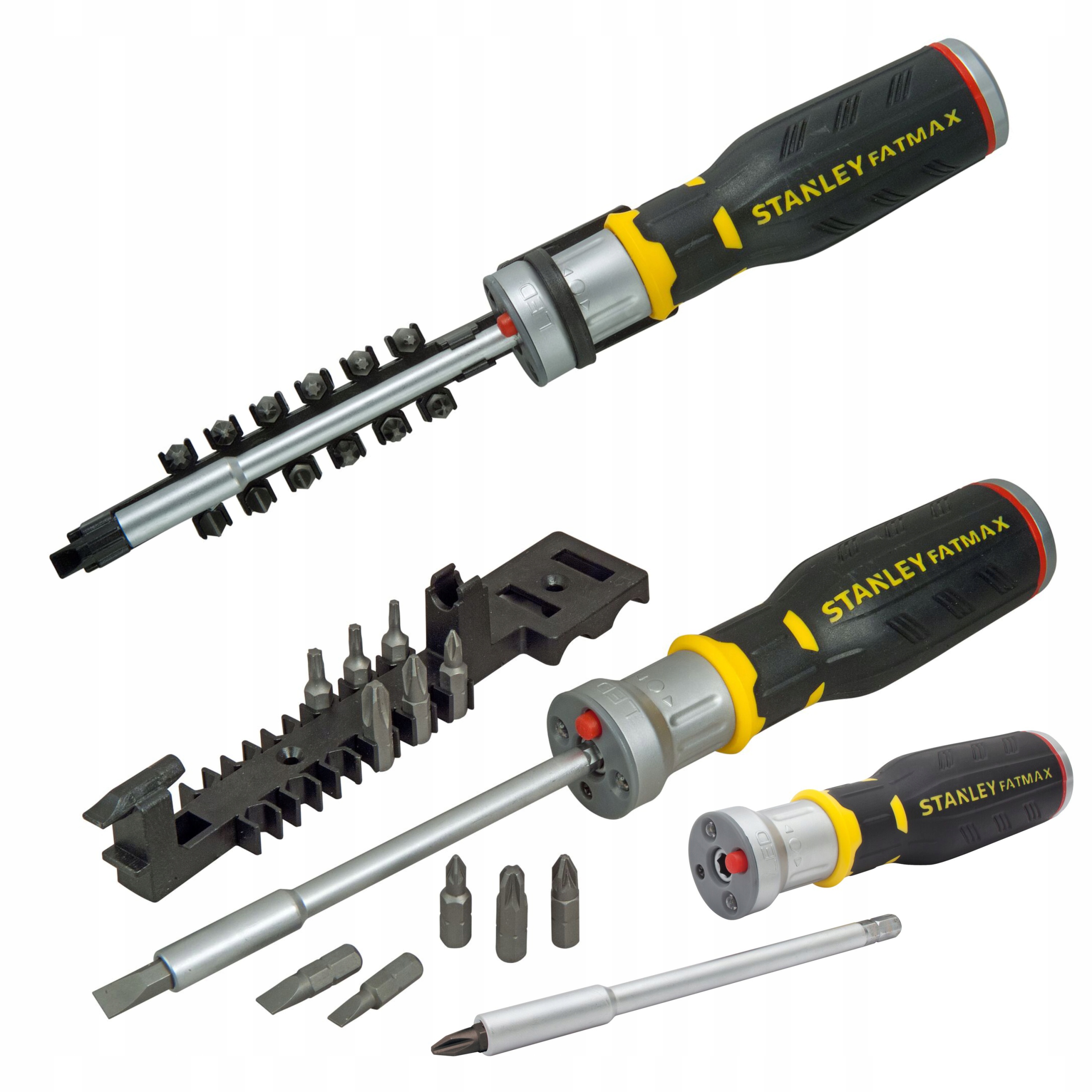 STANLEY WKRĘTAK MULTI-BIT Grzechotka LED 62-689