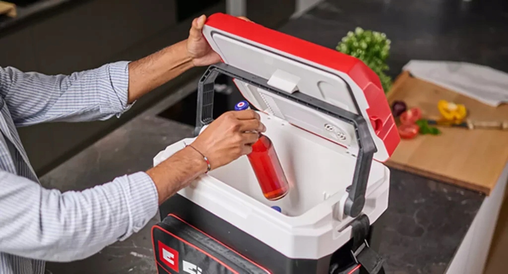 EINHELL PRZENOŚNA LODÓWKA 27L AKUMULATOROWA 18V OTWIERACZ TE-COL 18/27