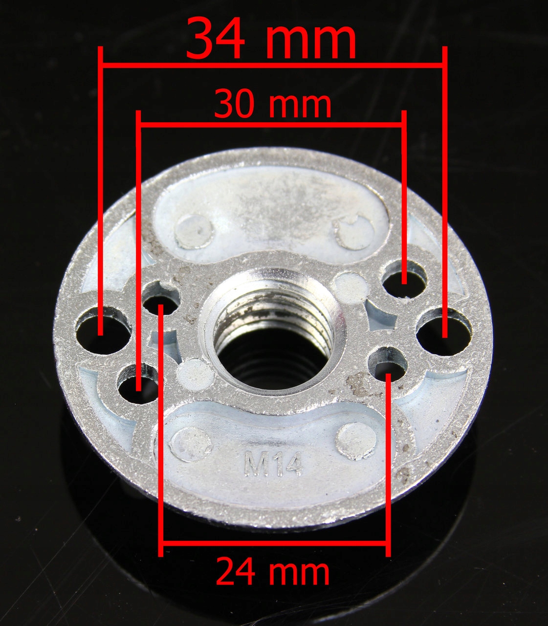 PRZYSTAWKA MOCUJĄCA DO TARCZ FIBROWYCH 125MM M14 M08495