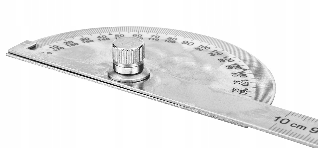 NEO KĄTOMIERZ Z LINIJKĄ 100mm STAL NIERDZEWNA