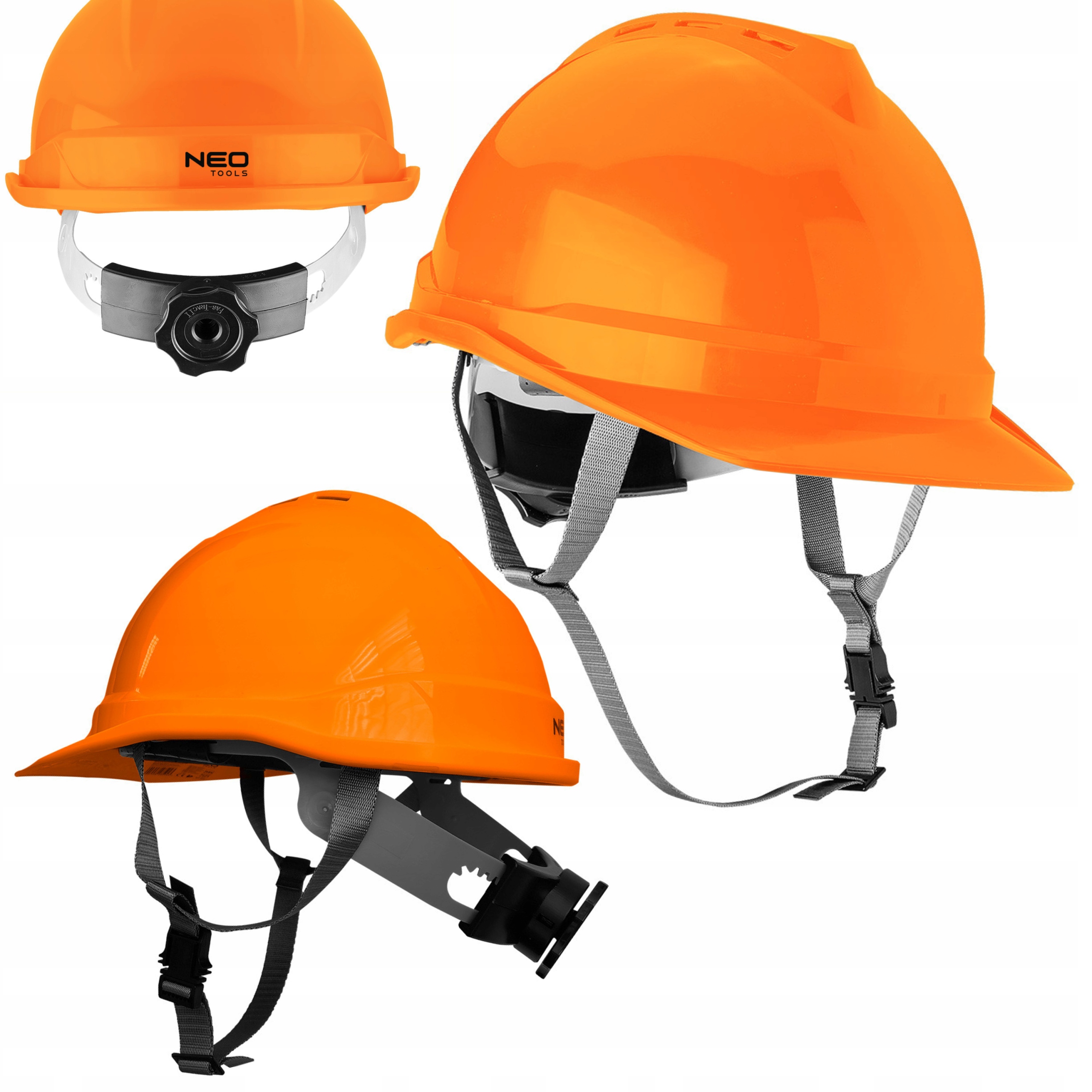 NEO HEŁM KASK BHP BUDOWLANY ROBOCZY OCHRONNY POMAR