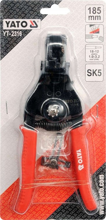 YATO ŚCIĄGACZ IZOLACJI AUTOMATYCZNY 170MM, 1,0 DO