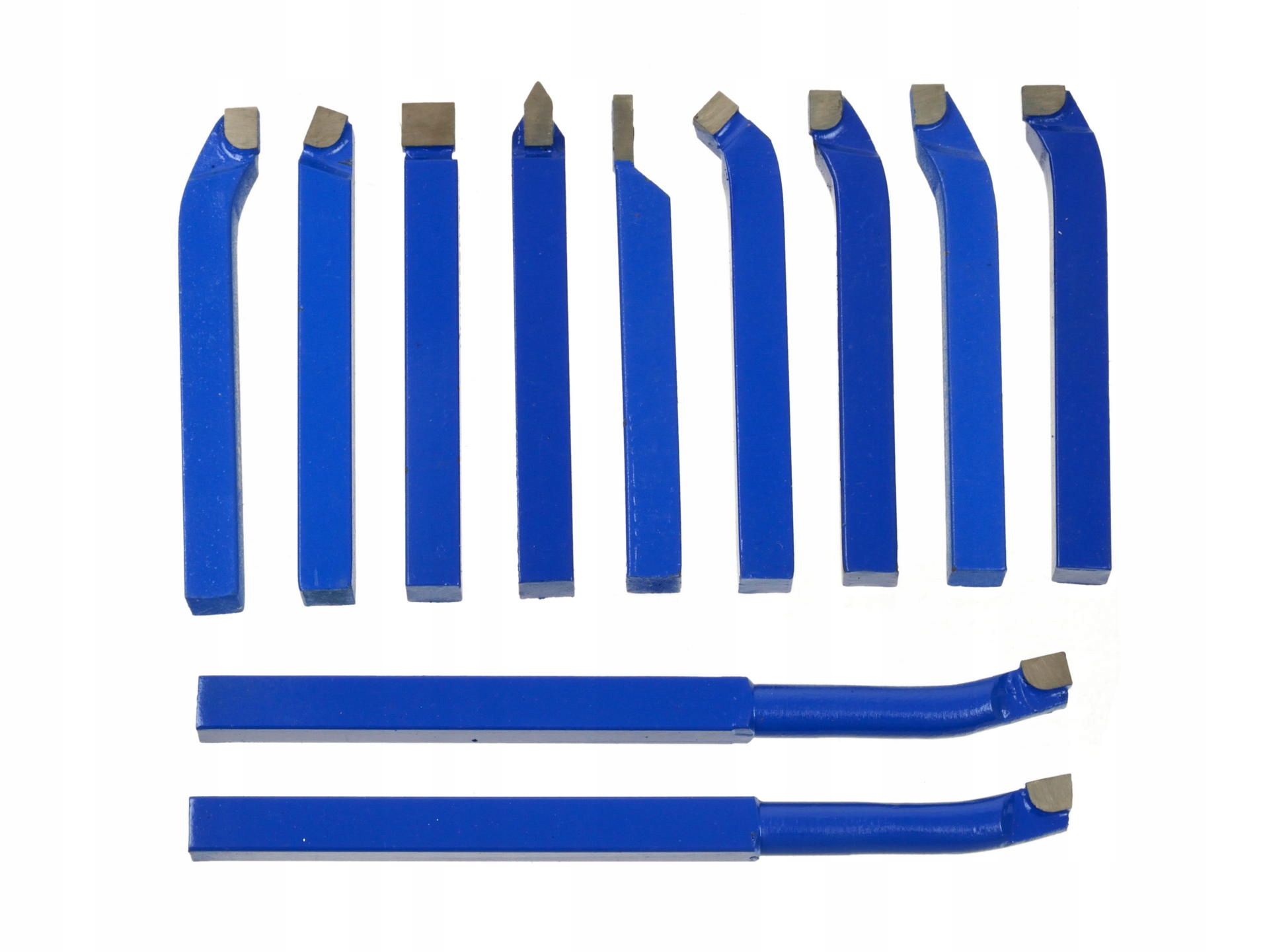 GEKO ZESTAW KOMPLET NOŻY TOKARSKICH 11 SZTUK 8X8MM ALUMIN WALIZKA G01240