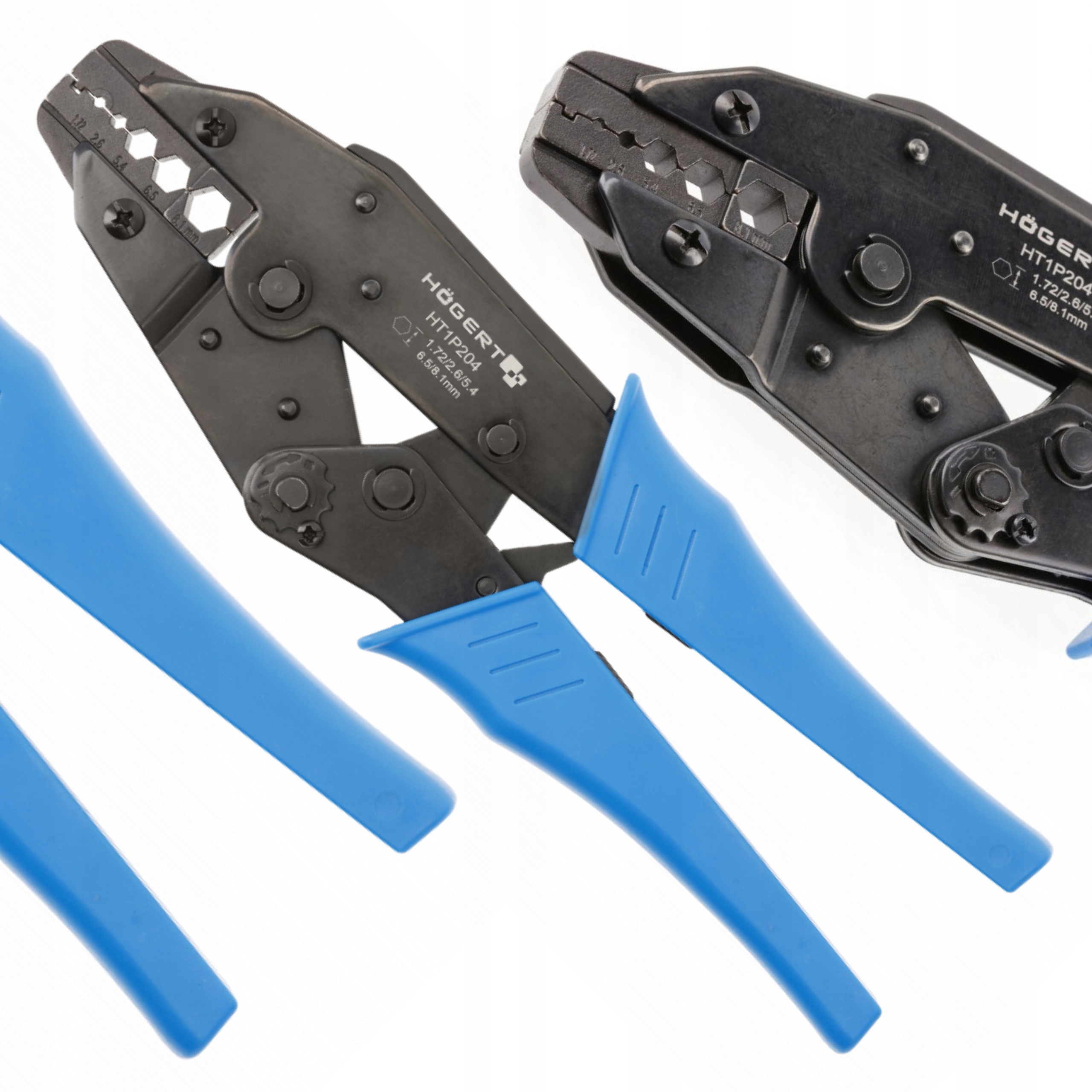 HOEGERT SZCZYPCE DO ZACISKANIA KOŃCÓWEK TYPU KOAX 1,72~8,1 mm2 HT1P204