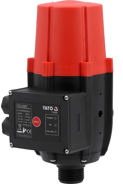YATO ELEKTRONICZNY WYŁĄCZNIK CIŚNIENIOWY DO POMP PC-13 1100W 10 BAR YT85393