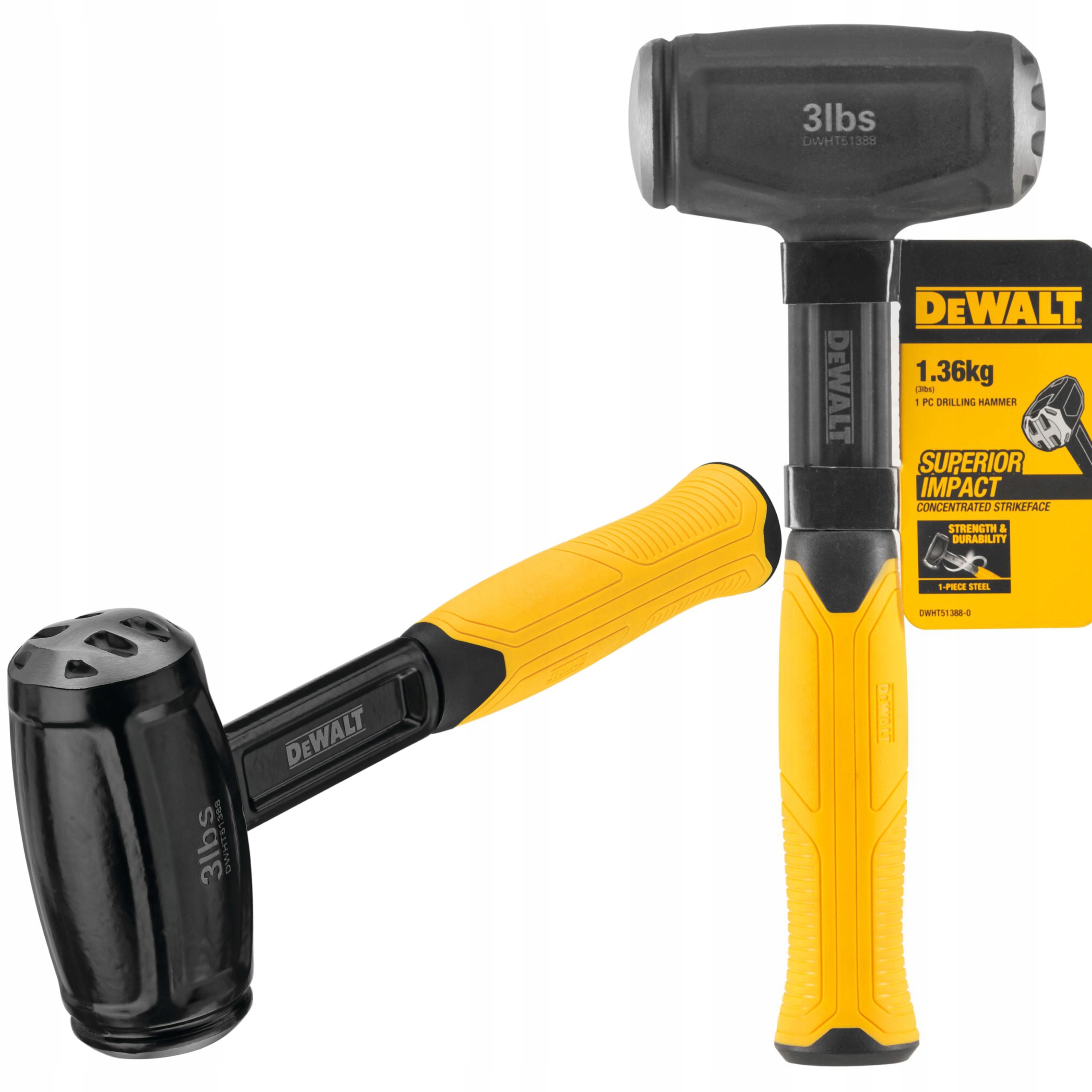 DEWALT MŁOTEK 51388 DMUOBUCHOWY 1360g przebijania