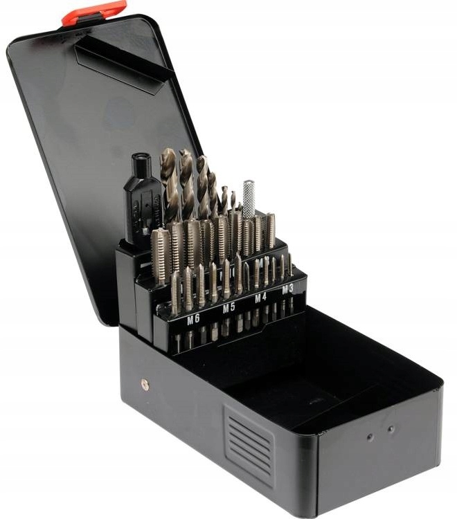 YATO ZESTAW GWINTOWNIKÓW HSS M3-M12, KPL. 29 SZT GWINTOWNIKI RĘCZNE YT-2977