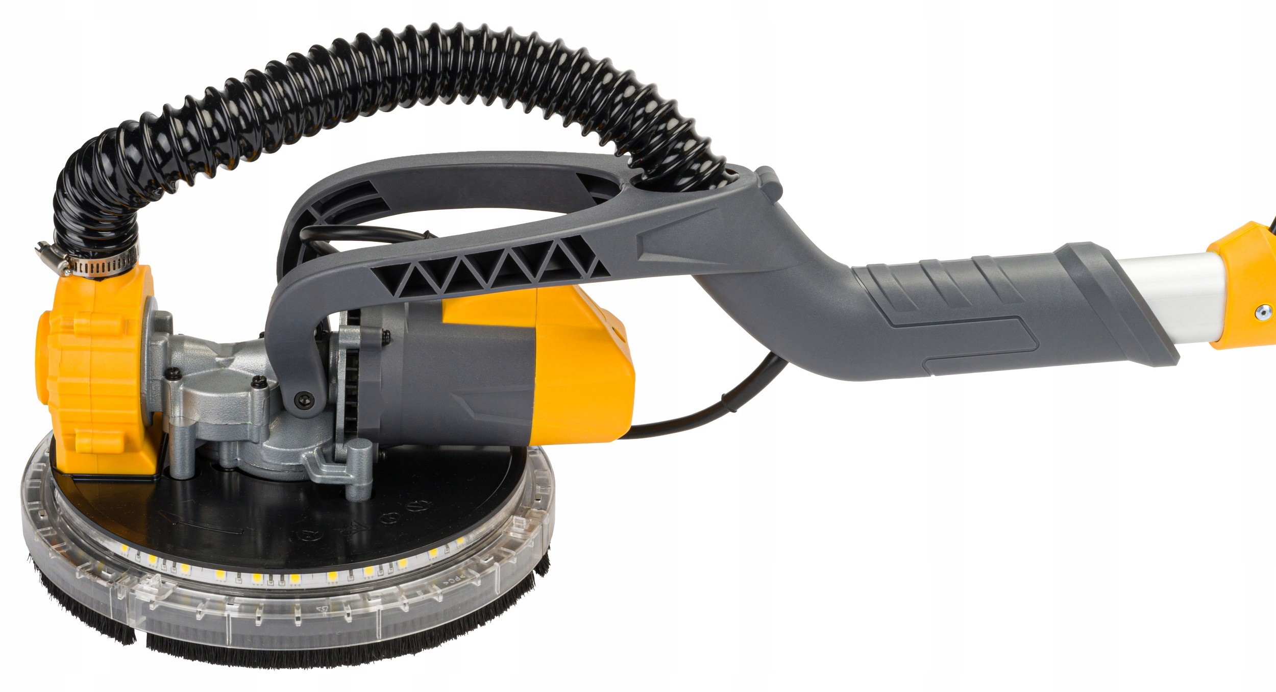 SZLIFIERKA DO GIPSU GŁADZI TYNKÓW 1500W ŻYRAFA LED POWERMAT +AKCESORIA