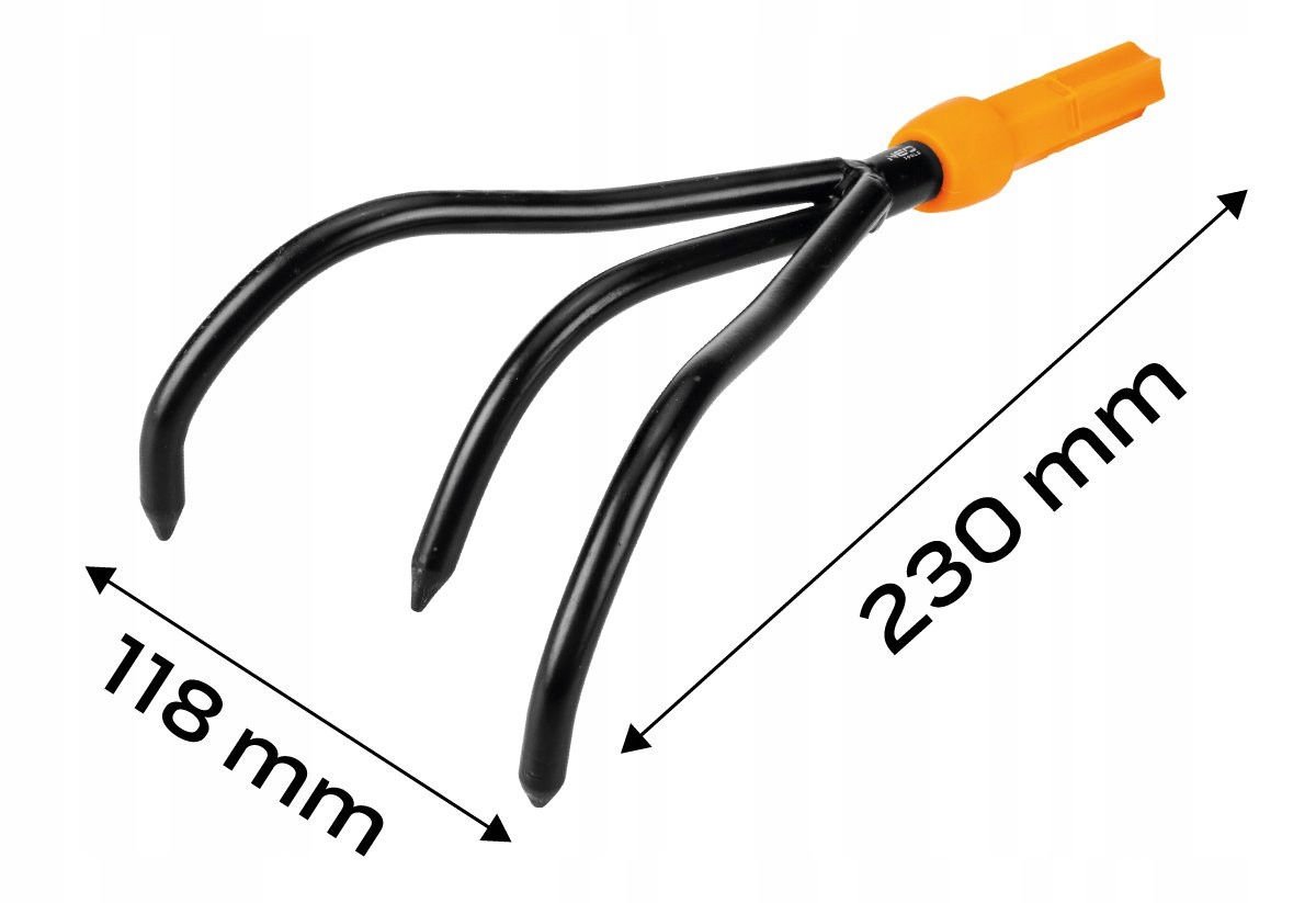 NEO GRABKI PAZURKI DO PIELENIA 230mm OGRODOWE NEO CLICK SYSTEM 95-063