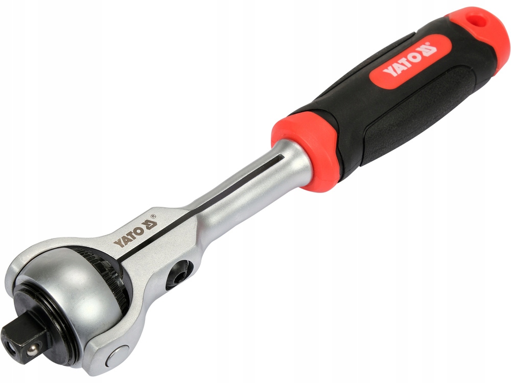 YATO GRZECHOTKA Z OBROTOWĄ GŁOWICĄ Z PRZEGUBEM 1/2" 72 ZĘBY YT-07202