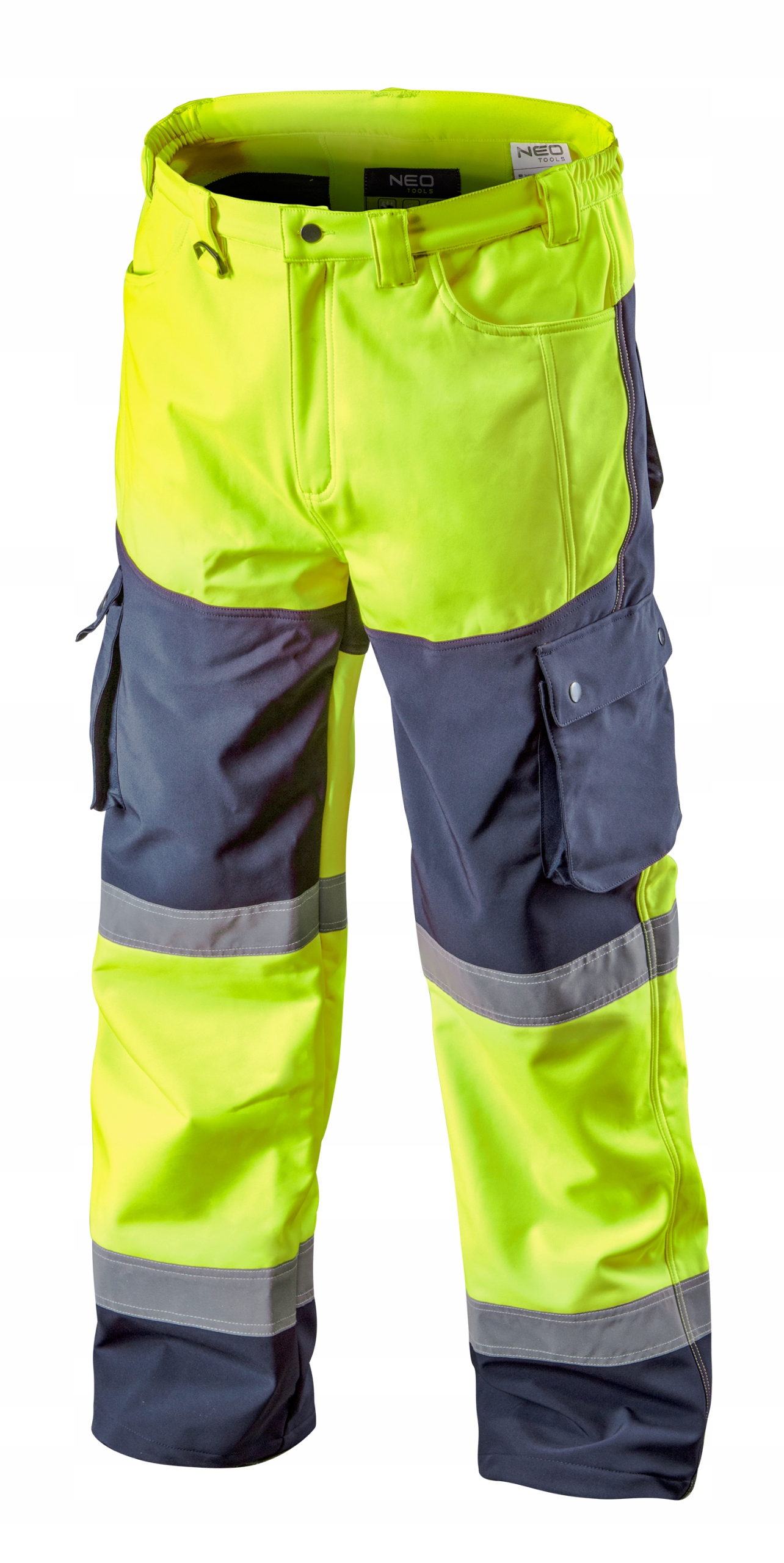 81-750-M SPODNIE ROBOCZE OSTRZEGAWCZE ŻÓŁTE NEO