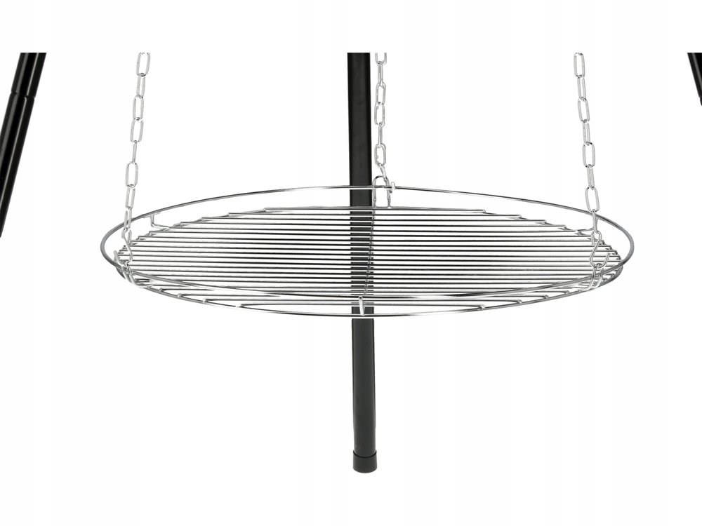 GRILL TRÓJNÓG RUSZT KOCIOŁEK OGRODOWY WISZĄCY OGNISKOWY OGNISKO LUND 49CM