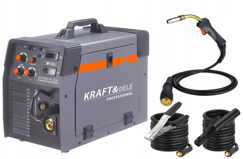 KRAFT&DELE SPAWARKA INWERTOROWA MIGOMAT MIG / MAG / MMA / TIG 250A KD1884