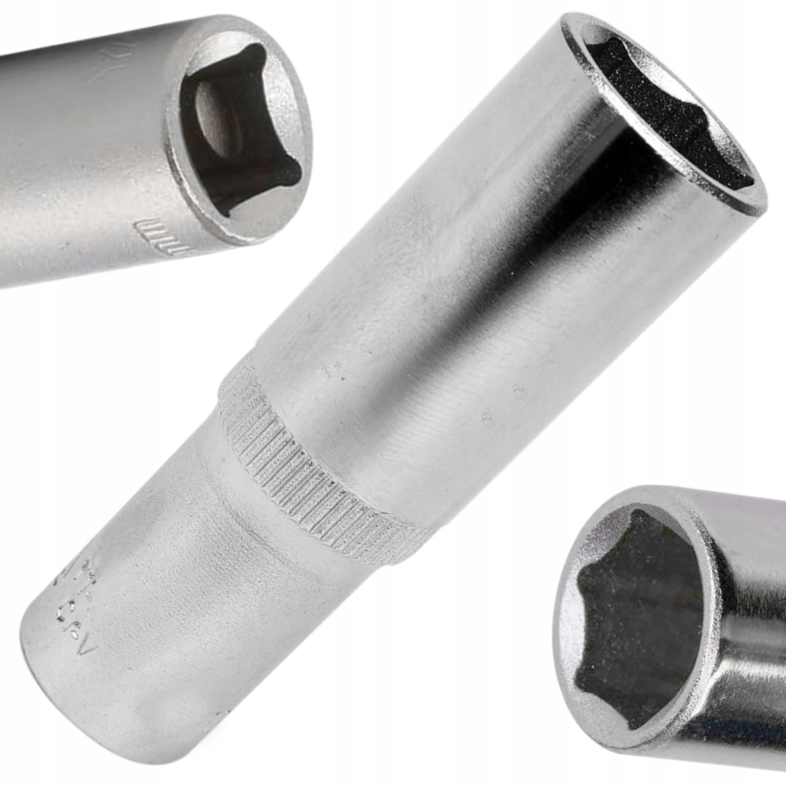 YATO NASADKA SZEŚCIOKĄTNA, DŁUGA 3/8 12 MM CRV AS-DRIVE YT-3826