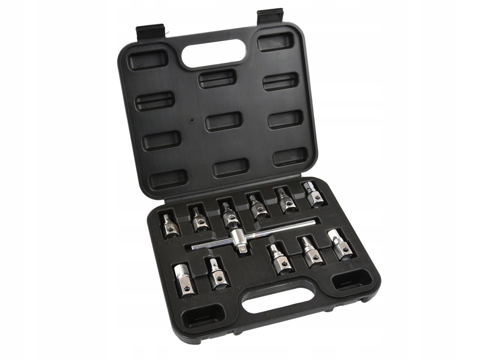 ZESTAW KLUCZY DO KORKÓW OLEJOWYCH 12SZT NASADKI