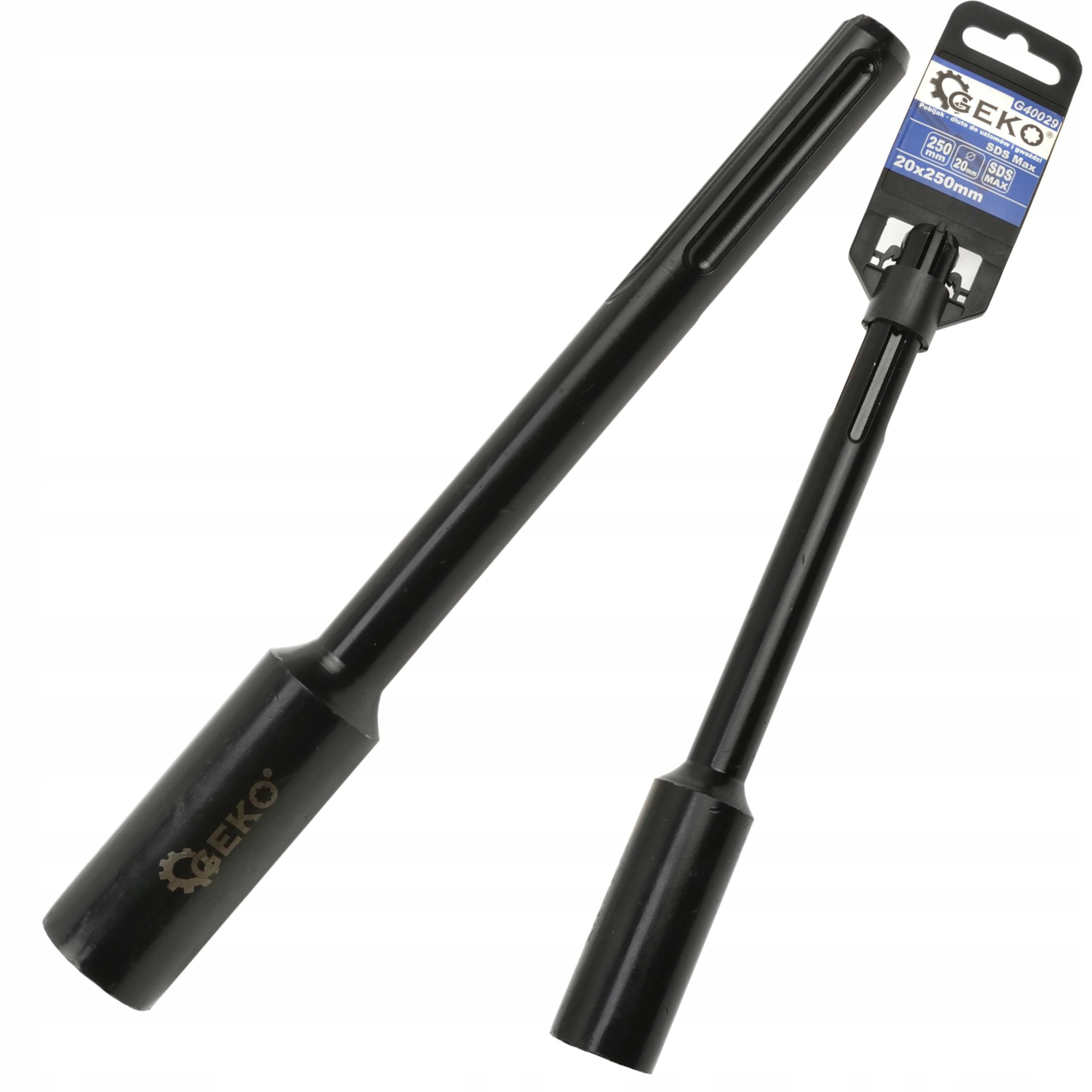 GEKO POBIJAK DŁUTO DO UZIOMÓW GWOŹDZI 20X250MM SDS MAX G40029