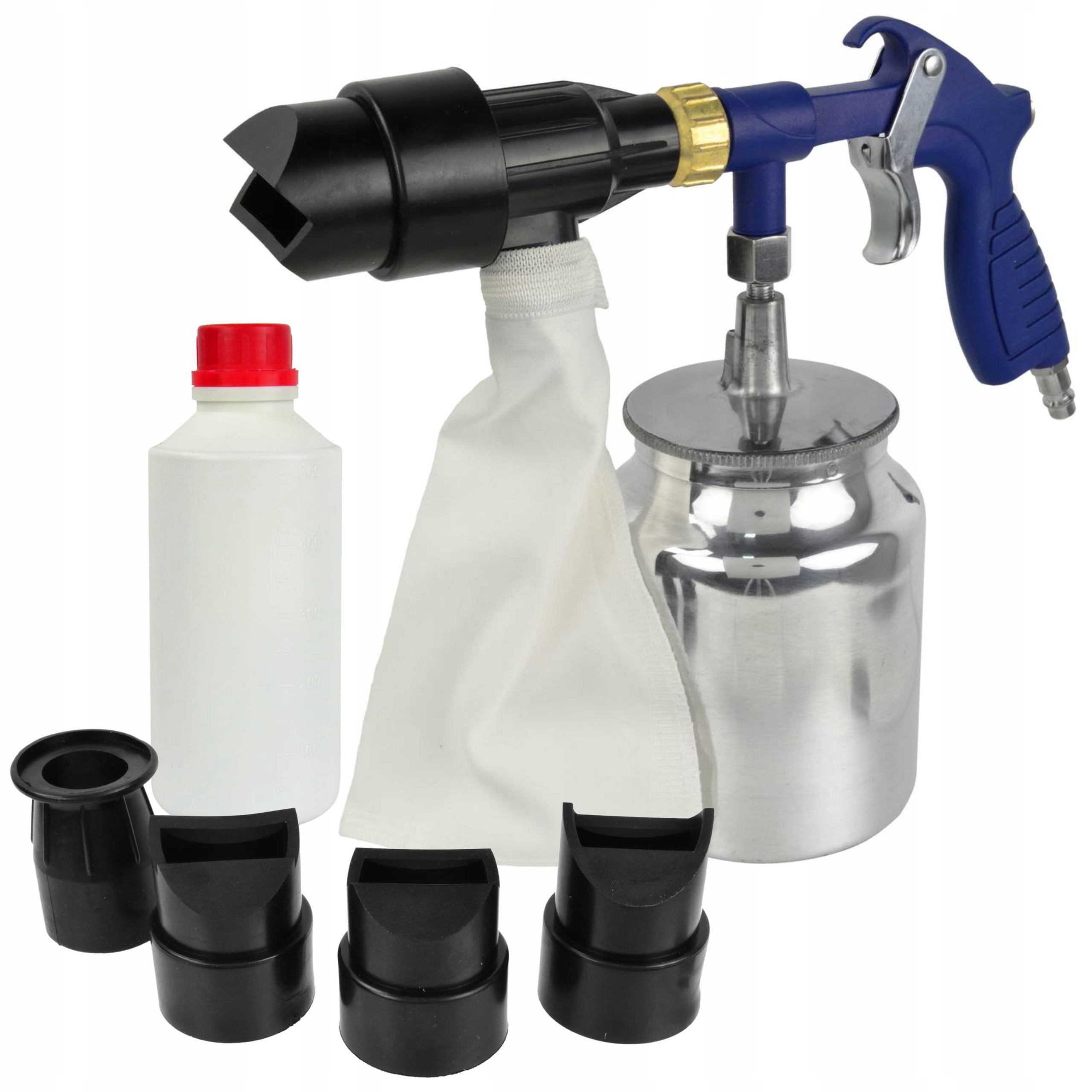 GEKO PIASKARKA PISTOLET DO PIASKOWANIA Z ODZYSKIEM 1L 1000G 200 L/min 1/4"