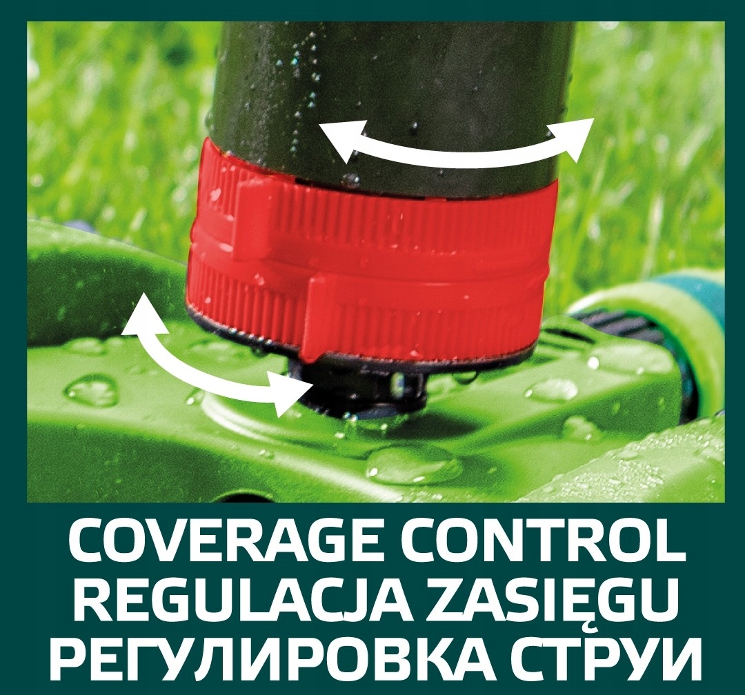ZRASZACZ OGRODOWY REGULOWANY 6 FUNKCJI 350M2 VERTO