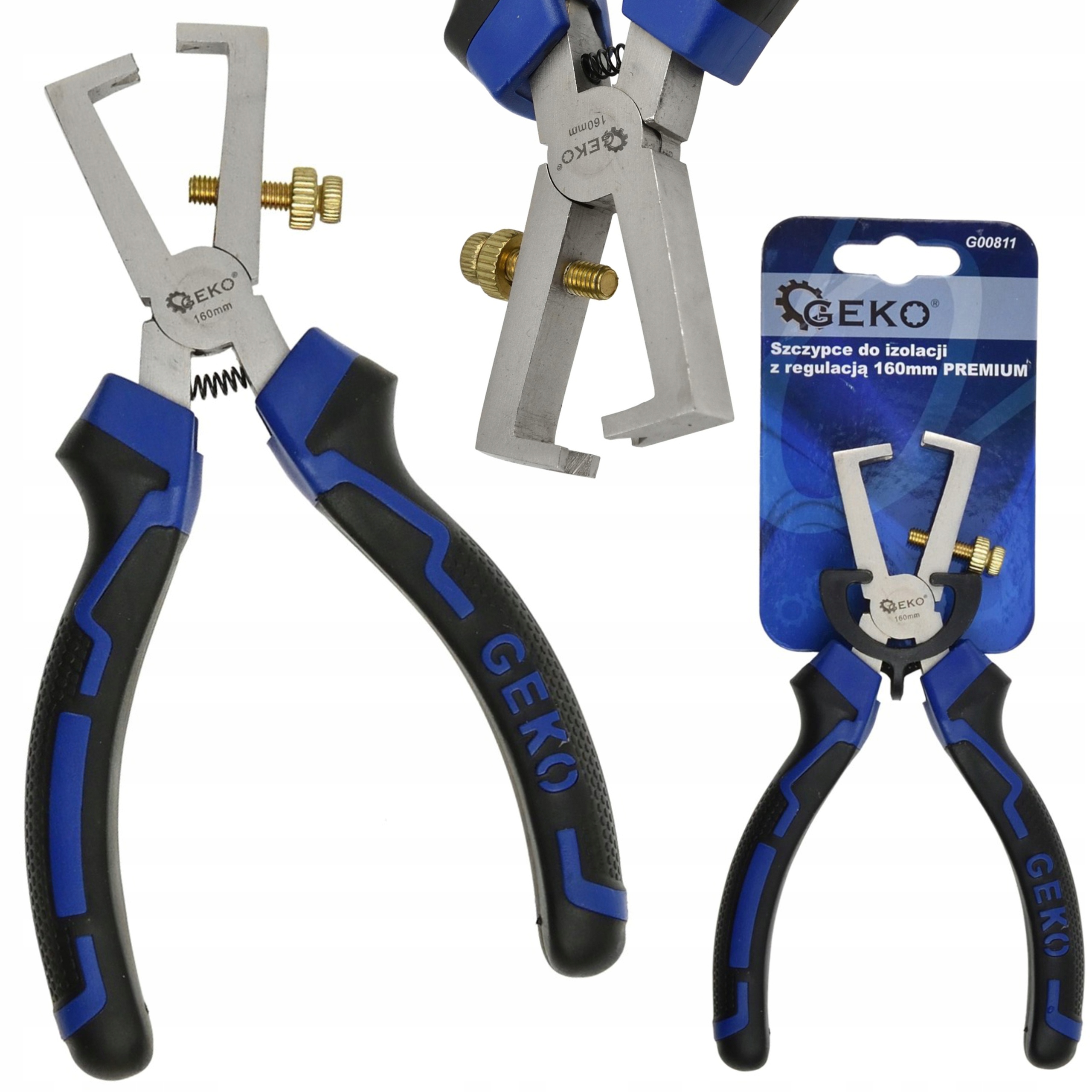 GEKO SZCZYPCE DO IZOLACJI Z REGULACJĄ 160 MM PREMIUM G00811