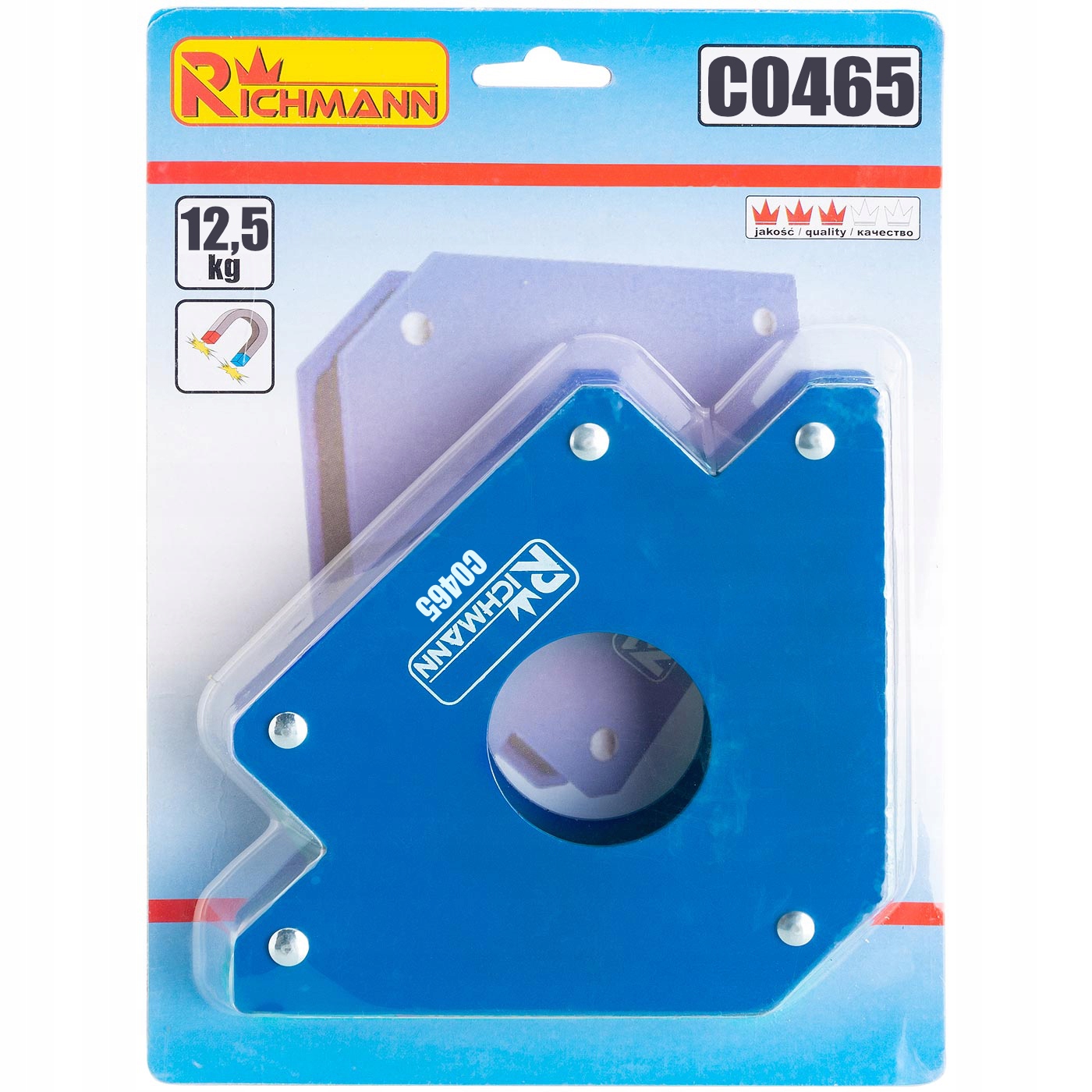 C0465 KĄTOWNIK SPAWALNICZY MAGNES 12,5 KG RICHMANN