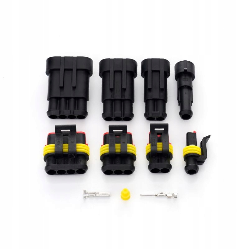 KRAFT&DELE ZESTAW ZŁĄCZEK WTYCZEK KOSTEK HERMETYCZNYCH 352 ELEMENTY KD10480