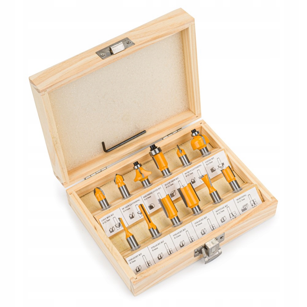 FREZY KSZTAŁTOWE DO DREWNA 12 EL Frez Do Frezarki