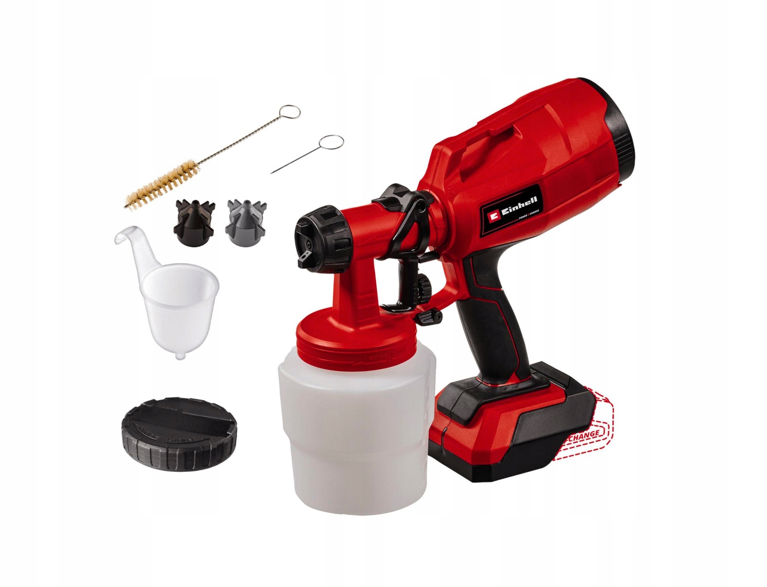 EINHELL AGREGAT PISTOLET MALARSKI DO ŚCIAN AKUMULATOR 18V TC-SY 18/60 Solo