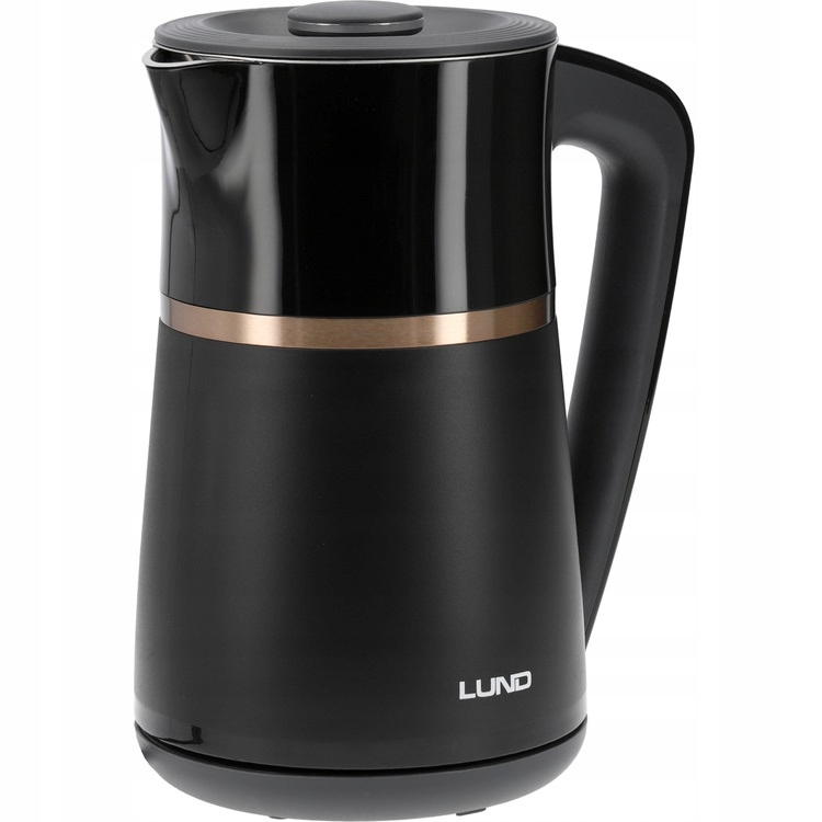 LUND CZAJNIK ELEKTRYCZNY 22000W 1,7L CZARNY Z REGULACJĄ TEMP. 40-100°68217