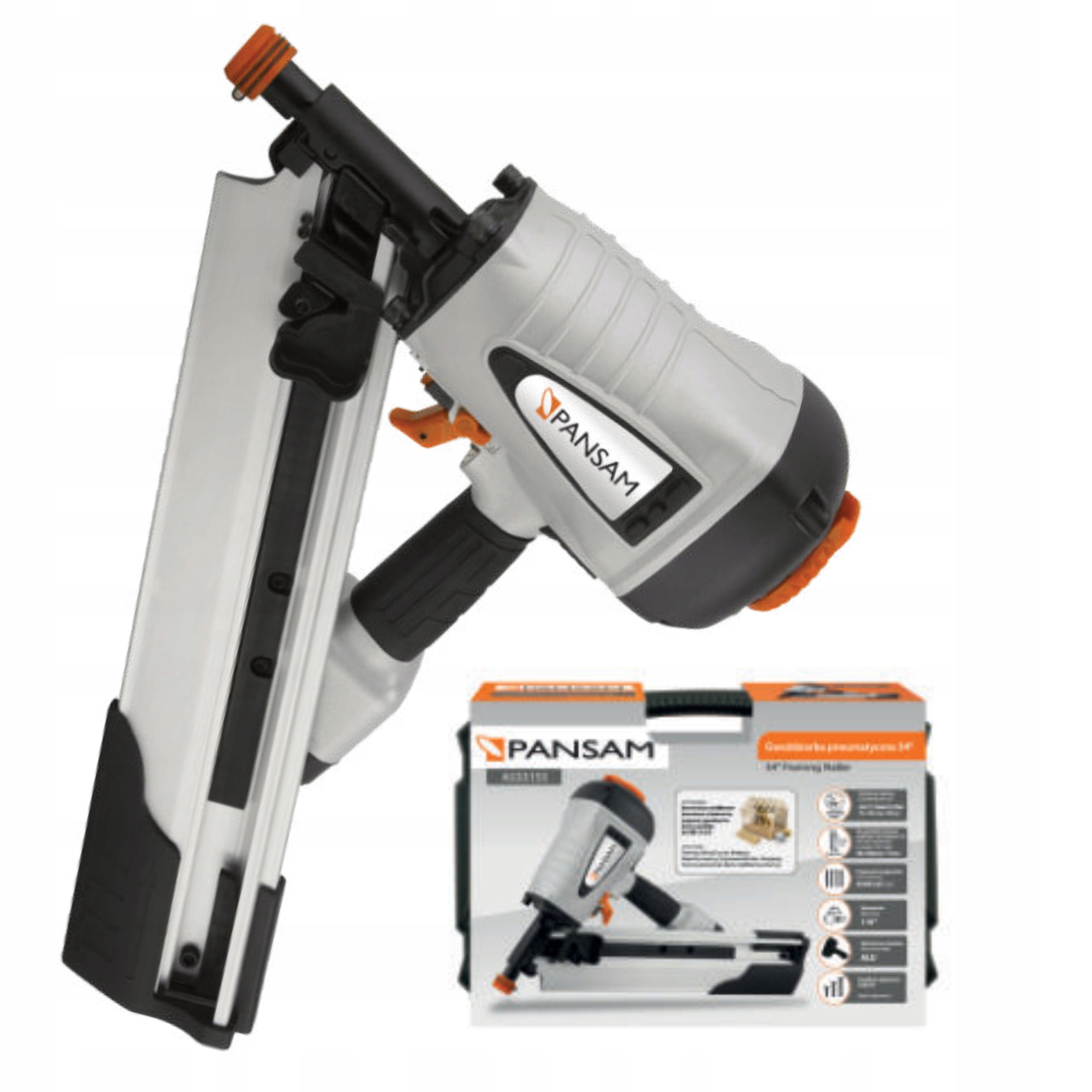 GWOŹDZIARKA PNEUMATYCZNA 34° 50-100mm PANSAM