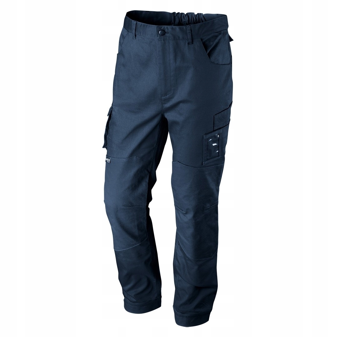 NEO SPODNIE ROBOCZE DO PASA GUMA NAVY PROFILED 81-224 S/48