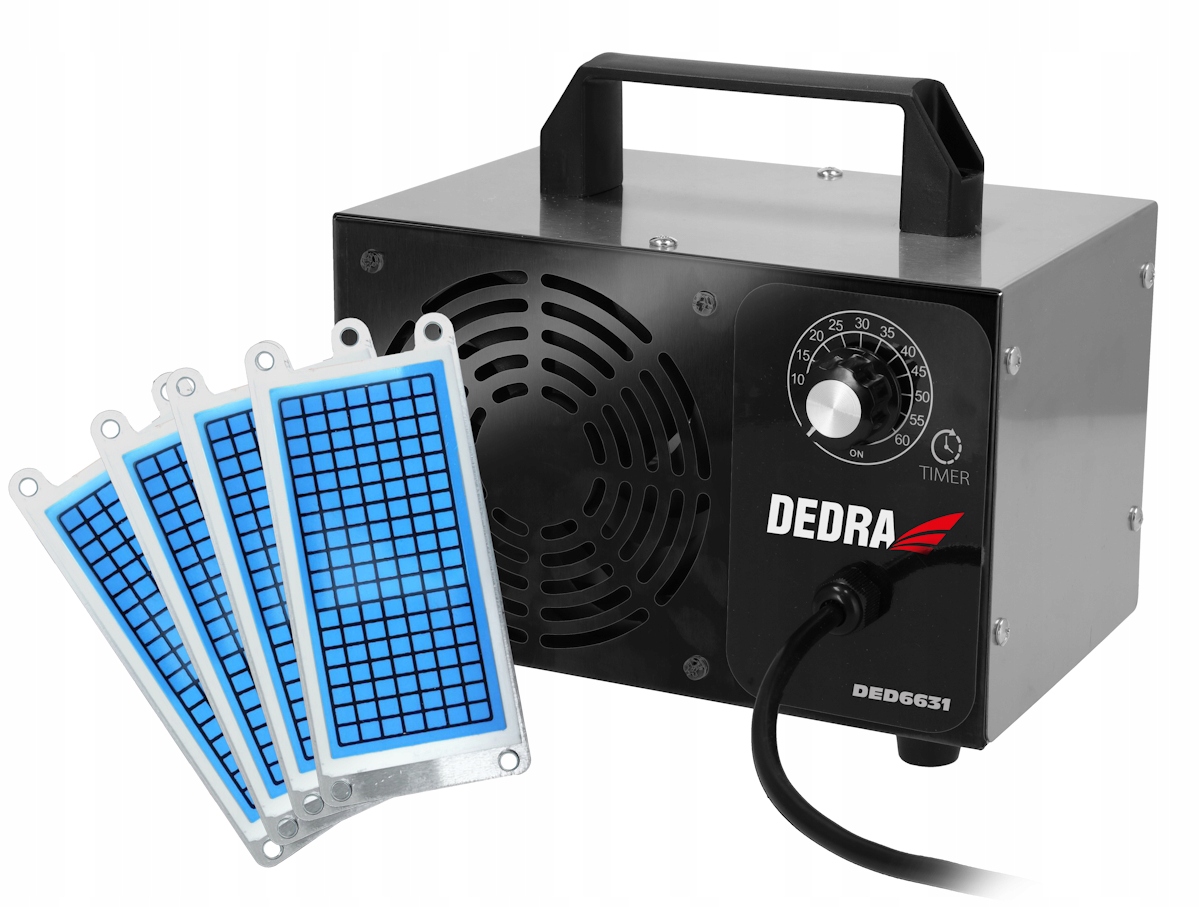 GENERATOR OZONU DEDRA DED6631 DO SAMOCHODÓW MIESZKAŃ BIURA PIWNICY