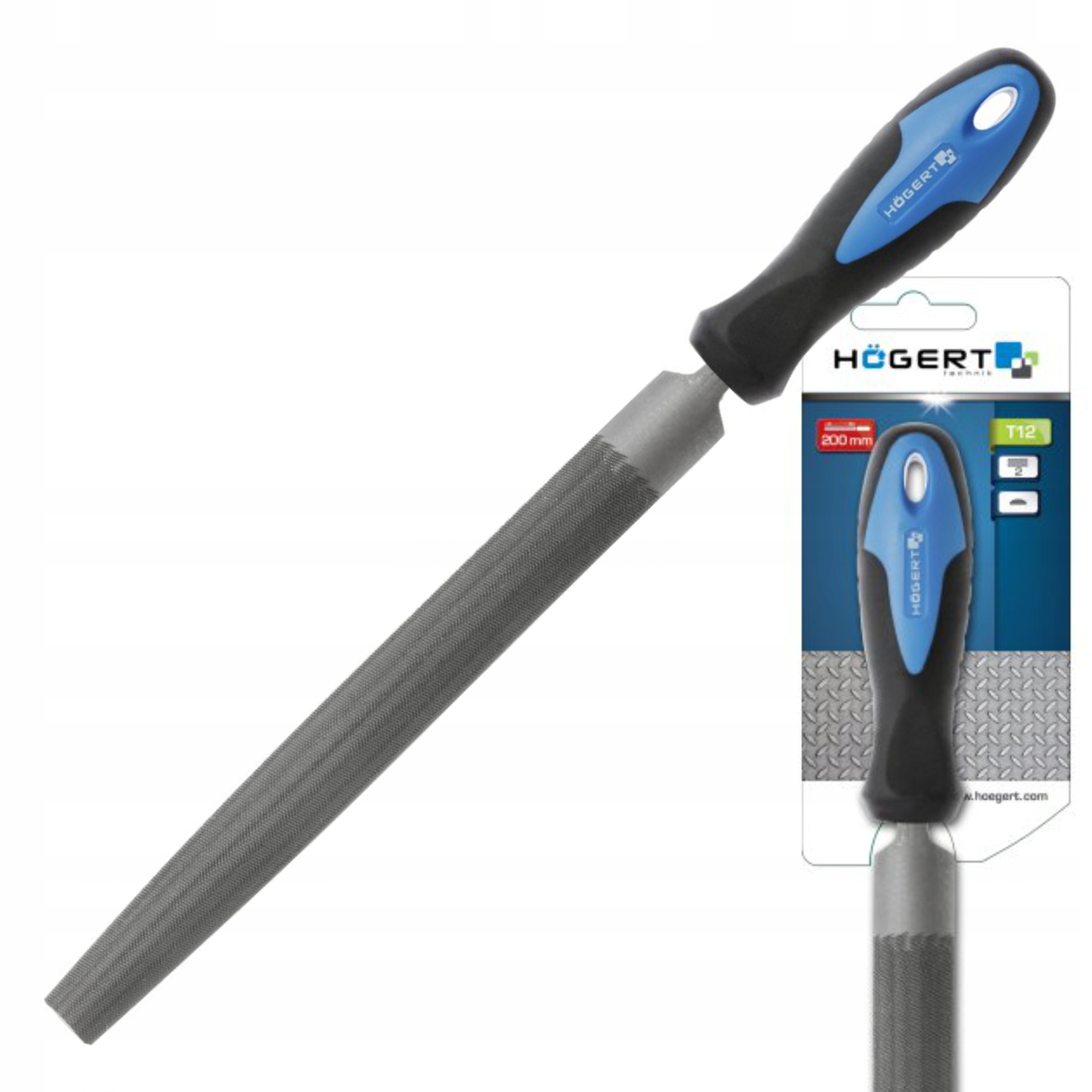 HOGERT PILNIK PÓŁOKRAGŁY 200 MM T12 HT3B801