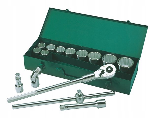SATA ZESTAW 15 KLUCZY NASADOWYCH 3/4" METRYCZNYCH W WALIZCE ST09015SJ