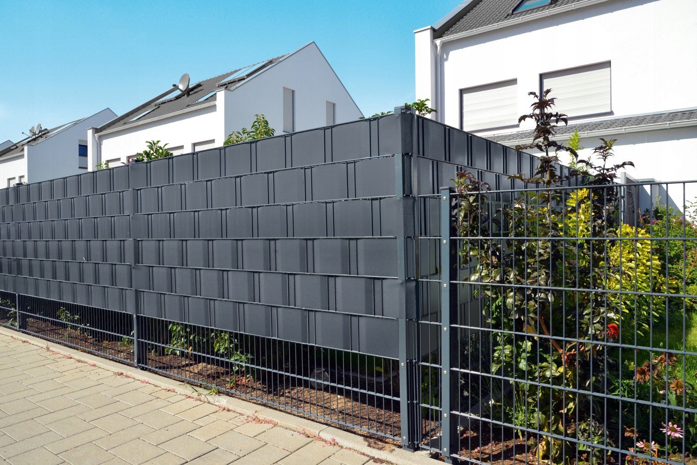 CELLFAST TAŚMA OGRODZENIOWA OSŁONA PANEL OGRODZENIE GRAFITOWA 19x35m KLIPSY