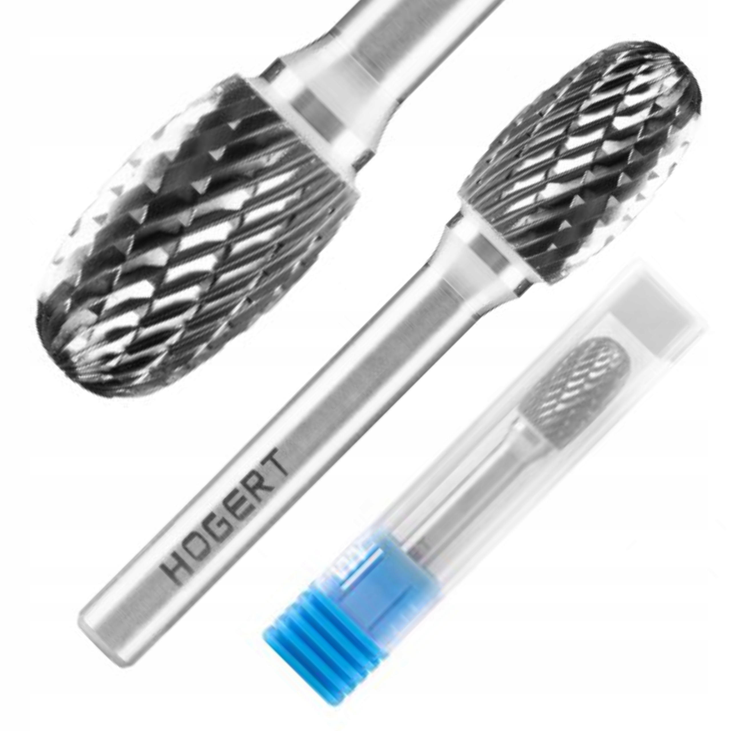 HOEGERT FREZ TRZPIENIOWY OWALNY TYP E DO METALU,KAMIENIA ITP12×20mm HT6D592