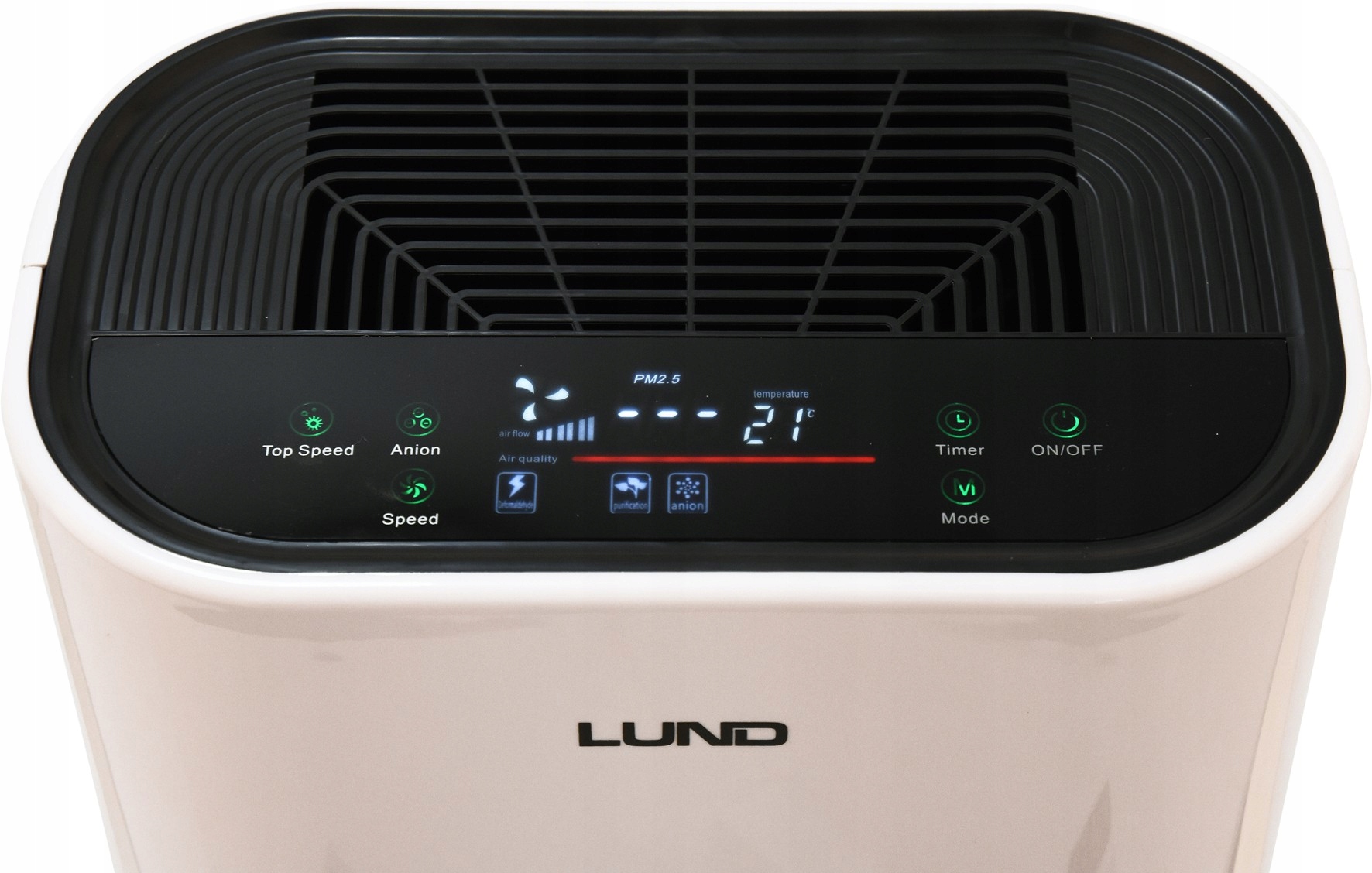 LUND OCZYSZCZACZ POWIETRZA 40W 220M3/H HEPA 4 ETAPY CZYSZCZENIA BIAŁY 66930