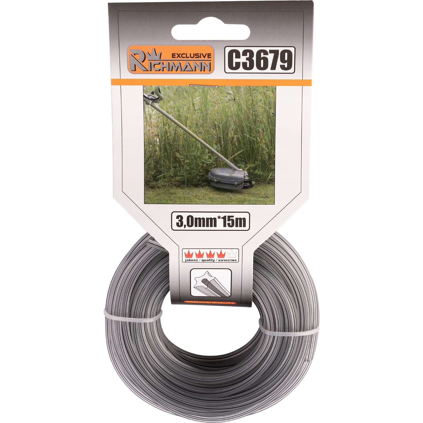ŻYŁKA DO KOSY GWIAZDA 3,0MM/15M RICHMANN C3679