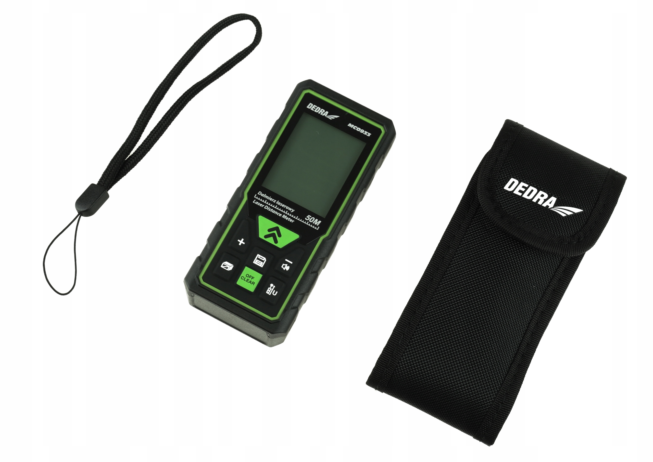 DEDRA DALMIERZ LASEROWY 50M - MIERNIK ODLEGŁOŚCI METRY/CALE/STOPY MC0933