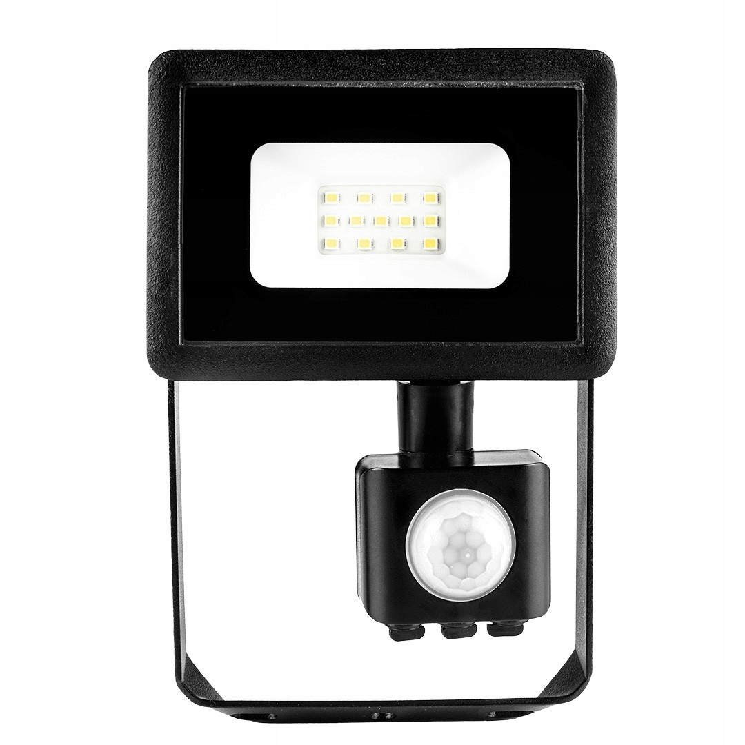 NEO REFLEKTOR CZUJNIKIEM RUCHU SMD 10W 800 LM 230V