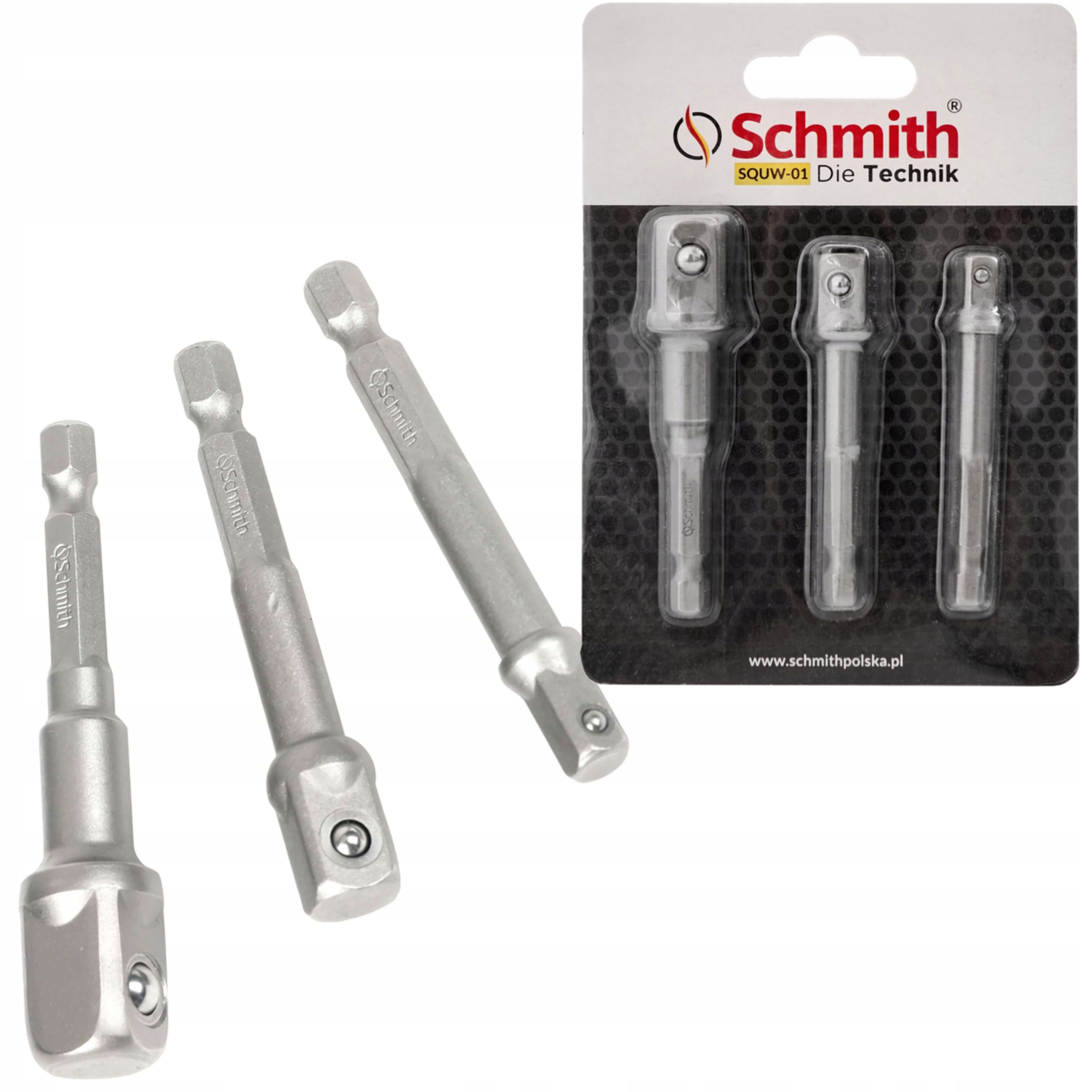 KOMPLET UCHWYTÓW DO WKRĘTARKI 3 SZT. SCHMITH