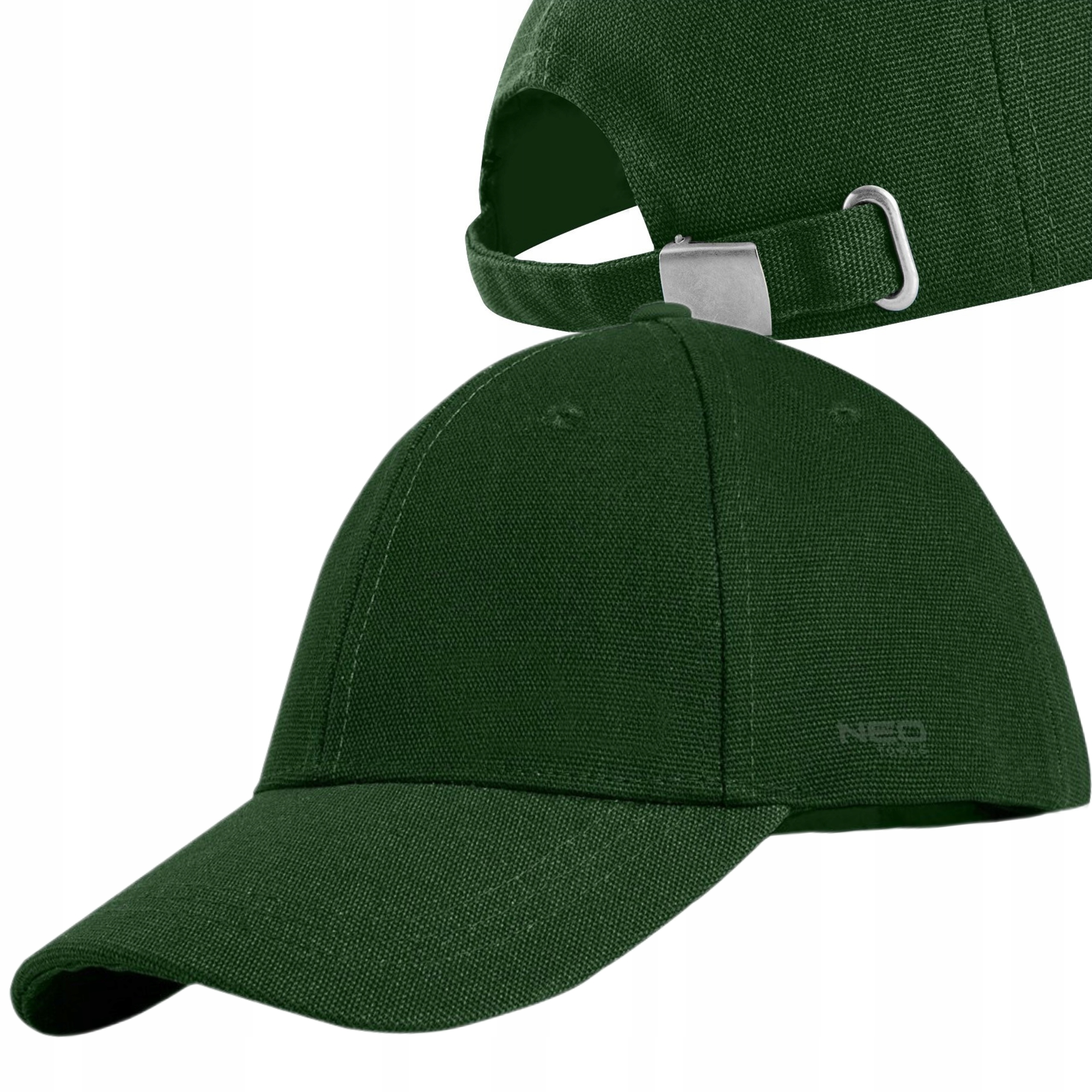 NEO CZAPKA Z DASZKIEM ZIELONA BAWEŁNA UNIWERSALNY ROZMIAR 81-637