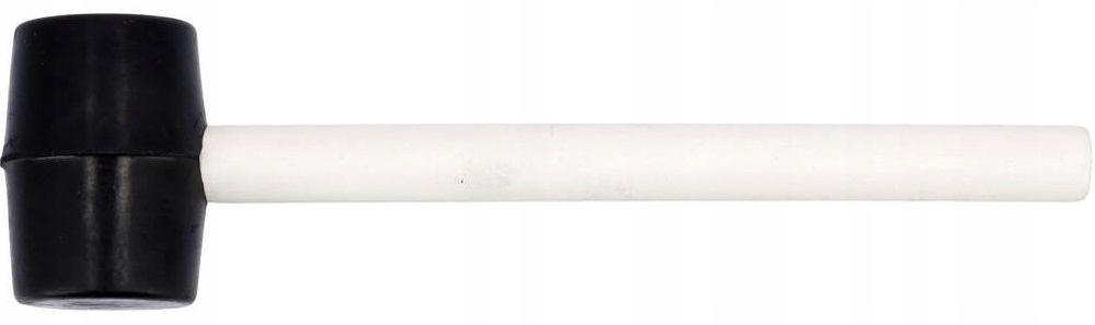 VOREL MŁOTEK GUMOWY CZARNY 230G TRZONEK Z DREWNA LAKIER OBUCH 45 MM 33550