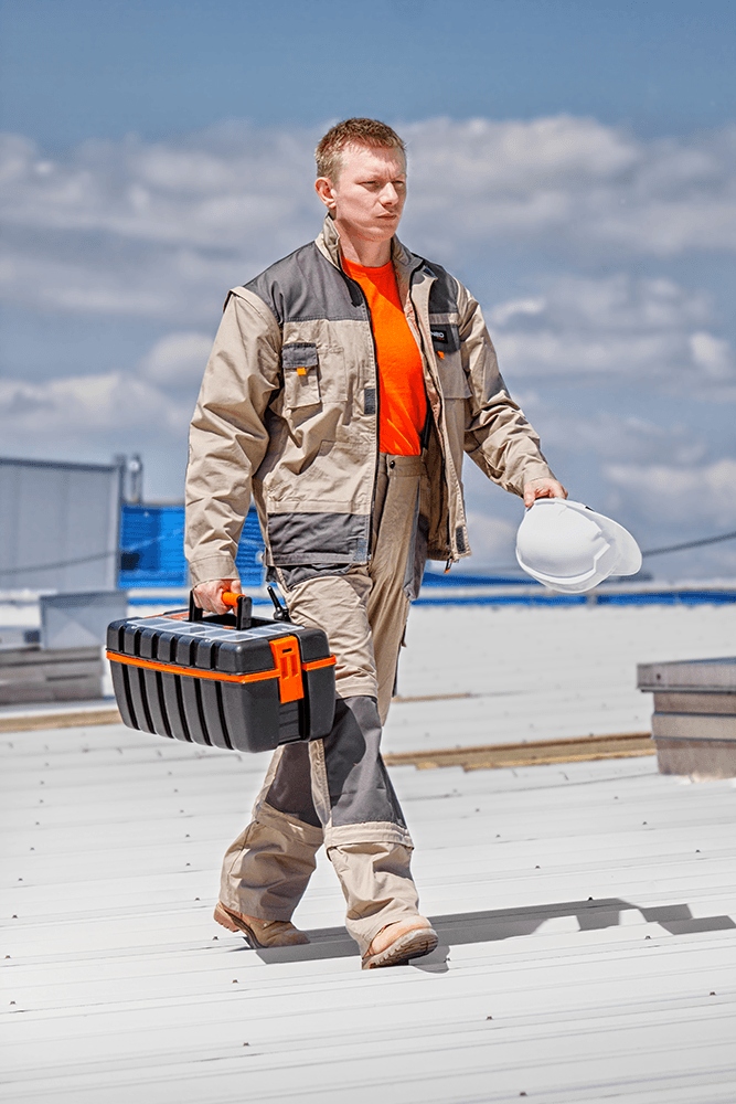 BLUZA ROBOCZA BAWEŁNA 2w1 BEZRĘKAWNIK 81-310 r. S/48 NEO