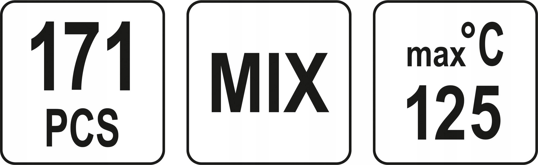 YATO ZESTAW KOSZULEK TERMOKURCZLIWYCH 171 SZT MIX